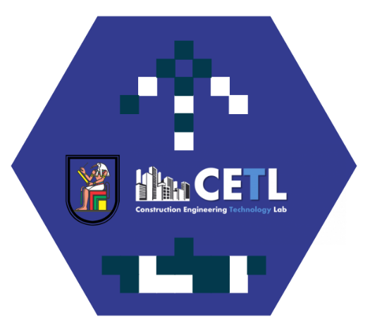 A hexagon with a logo and a picture of a person sitting on a chair

Description automatically generated